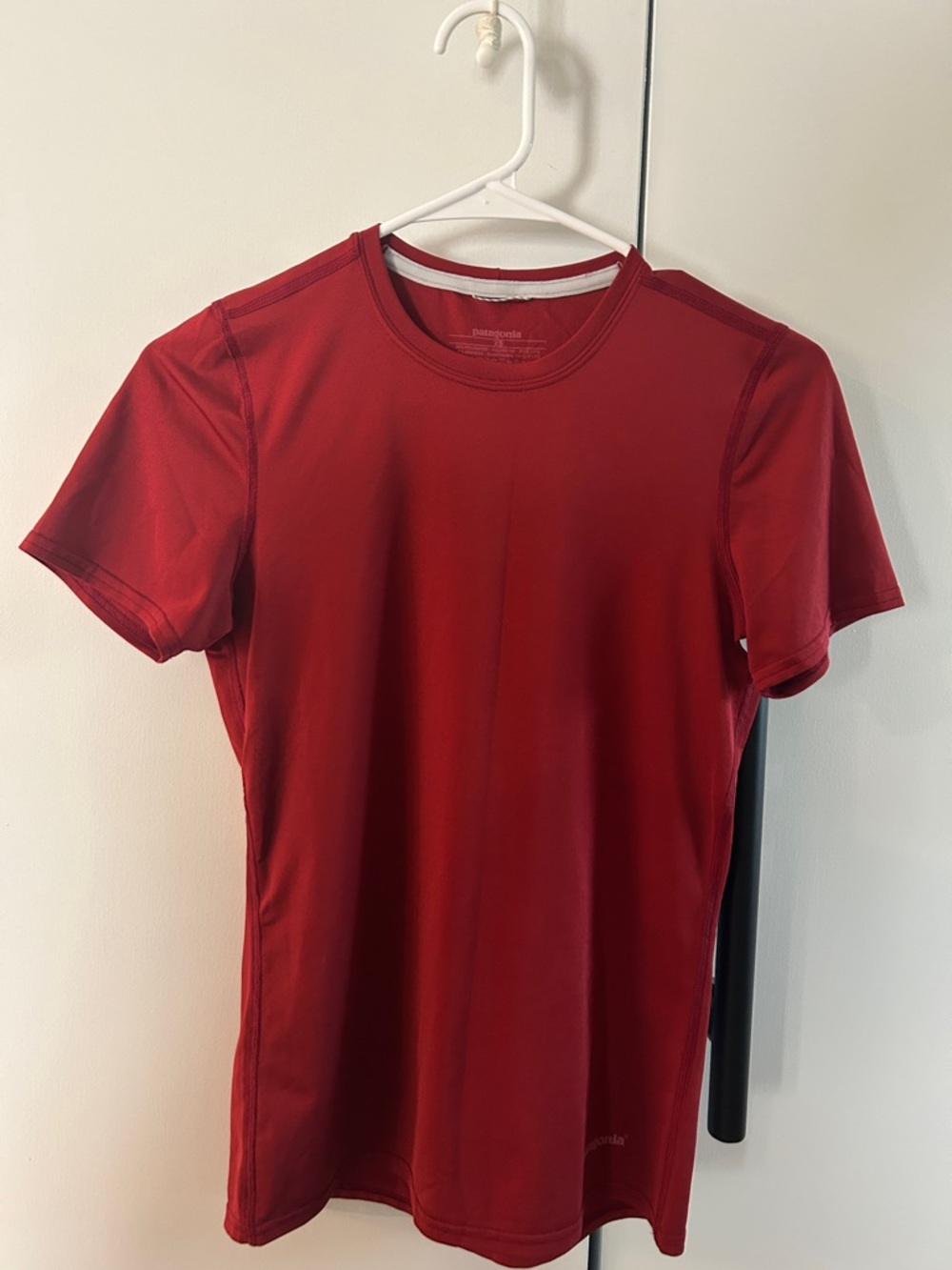 Patagonia Red Short-Sleeve Performance Tee
